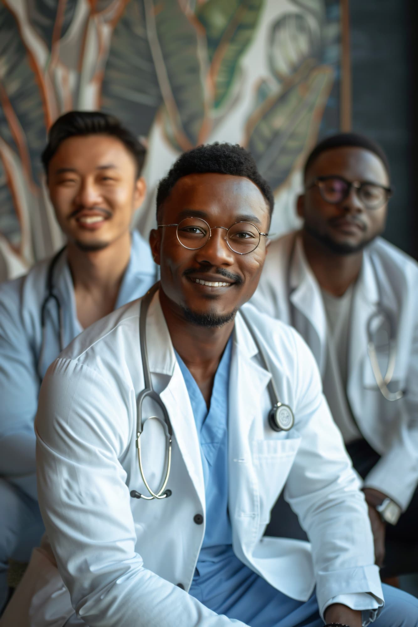 Equipe Médica Diversificada